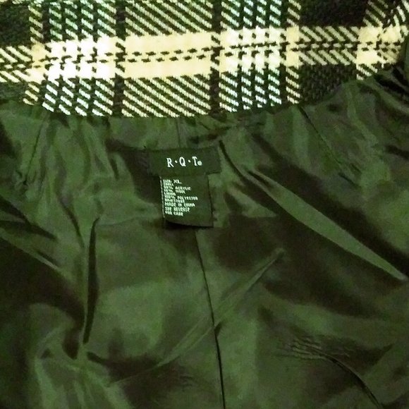 Plaid Jacket, R.Q.T, Size XL, Women’s Jacket, Plus Size Jacket, Oversize Jacket - Picture 14 of 15